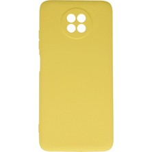 Uravas Store Mey Ithalat®   Redmi Note 9 5g Kılıf Nano Içi Kadife Silikon - Sarı