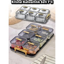 Empressco Parlak Kristal Kahvaltılık Seti, Şık ve Elegant Tasarım