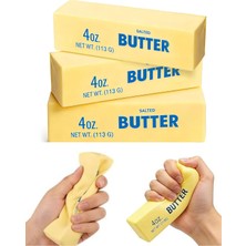MİNGODAN Butter Squishy Tereyağı Oyuncak Slow Rising Viral Duyusal Dokunsal Anti Stres Fidget Oyuncak (1 Adet)