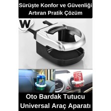 Wonara #bardaktutucu Universal Araç Içi Bardak Tutucu Ergonomik Plastik Oto Içecek Sabitleyici Soğuk Sıcak Koruyucu Ayarlanabilir Genişlikli Havalandırma Montajlı Dayanıklı Oto Aksesuar Stand