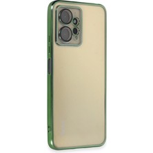 Uravas Store Mey Ithalat®   Redmi Note 12 4g Kılıf  Lensli Silikon - Yeşil