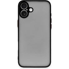 Uravas Store Newface Iphone 16 Plus Kılıf Montreal Silikon Kapak - Siyah