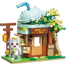Uravas Store Mey Ithalat® KP-28021 Milk Tea Shop Blok Seti -Vagon Life