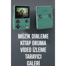 Uravas Store Mey Ithalat® 3.5 Inç Ekran 1000 Oyunlu Oyun Konsolu El Atarisi Miüzik Dinleme ve Kitap Okuma