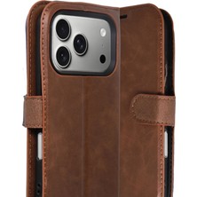 Uravas Store Mey Ithalat®   Iphone 17 Pro Trend S Plus Kapaklı Kılıf - Taba