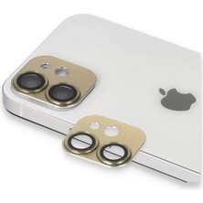 Uravas Store Iphone 11 Pers Alüminyum Kamera Lens - Gold