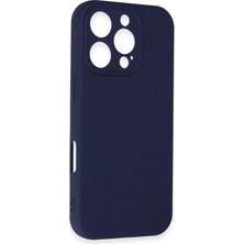 Uravas Store Mey Ithalat®   Iphone 16 Pro Kılıf First Silikon - Lacivert
