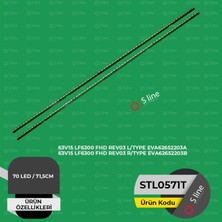 Uravas Store Lg 65" V15 LF6300 Fhd REV03 L/type EVA626522038(A-B) Tv LED Bar