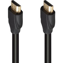 Svoria Store Fully G-507AS 1.5 Metre Düz Siyah Gold Uçlu HDMI Kablo