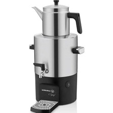 Empressco A841 Çayşef Semaver Inox/saten, Şık ve Dayanıklı Çay Demleme Seti