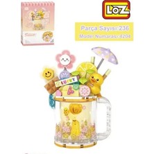 Vagon LZ-4204 Loz Sarı Ördek Dondurma Kupası 236 Parça Block Oyuncak
