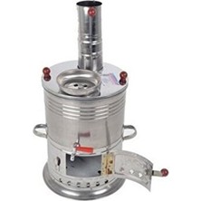 Empressco Odunlu Semaver 5 Li Tre Tek Musluk Paslanmaz, Şık ve Dayanıklı Tasarım