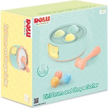 Dolu Oyuncak 5193 Oyuncak 2si 1 Arada Davul ve Top Oyunu