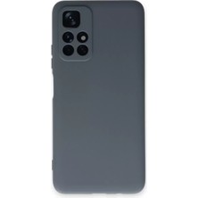 Uravas Store Xiaomi Redmi Note 11T Kılıf Nano Içi Kadife Silikon - Gri