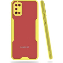 Uravas Store Mey Ithalat®  Samsung Galaxy A02S Kılıf Platin Silikon - Sarı