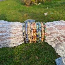 Regina Gems Golden Butterfly Mineli Bilezik Çok Renkli