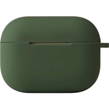 Uravas Store Apple Airpods Pro 2 (2.nesil) Hang Kılıf - Koyu Yeşil