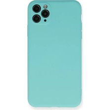 Uravas Store Newface Iphone 11 Pro Max Kılıf Nano Içi Kadife Silikon - Turkuaz