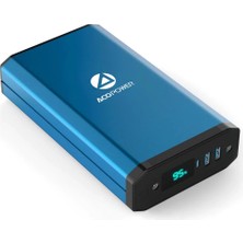 EstoreBox Acopower X230 14.8VOLT 13AMPER Li-Ion Yedek Buzdolabı Aküsü + Powerbank + LED Lamba