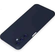 Uravas Store Mey Ithalat®  Samsung Galaxy M34 5g Kılıf Nano Içi Kadife Silikon - Lacivert