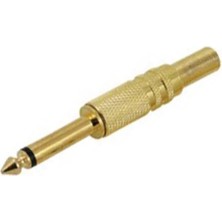 Uravas Store Oem 6,35MM Gitar Jack Mono Gold