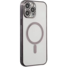 Uravas Store Newface Iphone 14 Pro Kılıf Magneticsafe Lazer Silikon - Siyah