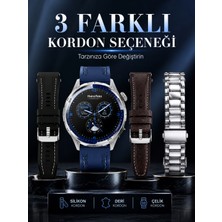 Ata Store Amoled Ekranlı Bluetooth Akıllı Saat 3 Kordonlu Uzun Pil Ömürlü - Lisinya
