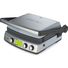Greenpan Elite Grill Tost Makinesi Mavi | 7’si 1 Arada | Pfas Içermeyen Thermolon™ Volt Seramik Yüzey | LCD Ekran | Çift Bölgeli Isıtma | 2200 W