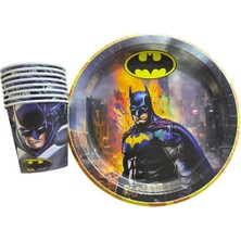 PM Party Concept 8li Karakterli Tabak Bardak Seti Batman