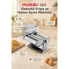 Empressco Çelik Elektrikli Erişte ve Hamur Açma Makinesi 180MM, Dayanıklı ve Kolay Kullanım
