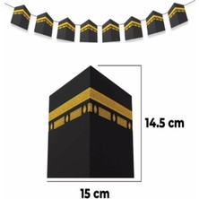 Dekoratif Kabe Banner - Umre Ramazan Süsleme Dekoratif Kabe Banner