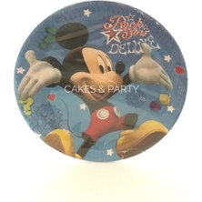 Cakes&Party Lisanslı Mickey Mouse Tabak
