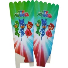 Mutlu Anılar Parti Evi 8li Pjmask Popcorn Kutusu