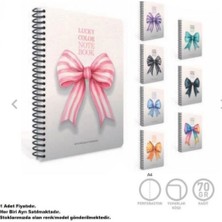 Belirtilmemiş Gıpta Lucky Spralli Lüx Karton Kapak Defter A4 80 Yaprak Kareli 8381