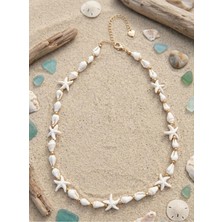 Rasa Deniz Yıldızı Deniz Kabuğu Kolye – Coastal Girl, Beach Aesthetic, Boho Yaz Takısı