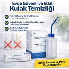 Stepwax Kolay Dış Kulak Yolu Temizleme Seti 8 Kullanımlık Etkili Çözüm Zararlı Bileşenler İçermez