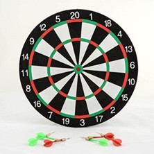 Empressco Çift Taraflı Dart Tahtası ve 4 Adet Ok, Eğlenceli Oyun Seti