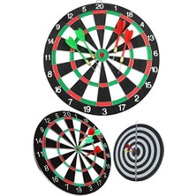 Empressco Çift Taraflı Dart Tahtası ve 4 Metal Uçlu Ok, 30CM, Eğlence ve Oyun Seti