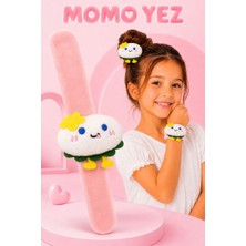 Momo Yez Mochi Peluş Kola Sarılan Mochi Peluş Bileklik Oyuncak - Saç Tokası Çok Amaçlı Aksesuar