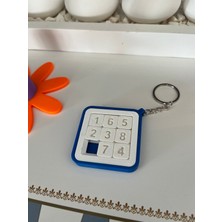 3dvibeswithmerve Mini Kaydırmalı Puzzle Anahtarlık Sliding Puzzle