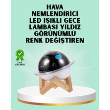 Lizbon Center Projektör Işığı Bulunan USB Bağlantılı Mini Aromaterapi Destekli Hava Nemlendirici