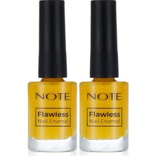Shopwave Note Nail Flawless Oje 23 Summer Time, Sarı (2 Paketi)