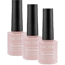 Shopwave Note Cosmetics Nail Flawless Oje 62 Shell, Pembe (3 Paketi)