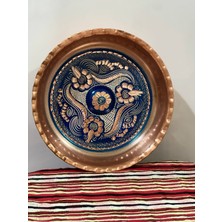 Uzunoğlu Bakır Bakır Hamam Tası/kına Tepsisi