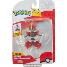 Shopwave Pokémon PKW3421 - Savaş Figürü - Caesurio, Resmi Hareketli Figür, 11,5 cm
