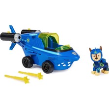 Shopwave Paw Patrol, Aqua Pups, Chase Yavrusu Figürlü Balığı Tasarımlı Ana Araç, Oyuncak Araba