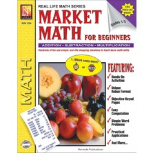 Shopwave Real Life Math Series: Market Math For Beginners | Reproducible Activity Book