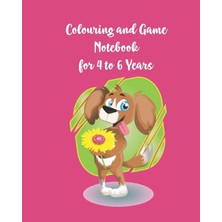 Shopwave Colouring And Game Notebook For 4 To 6 Years: Activity Book With Colouring, Games And Drawing Pages