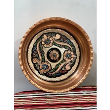 Uzunoğlu Bakır Bakır Hamam Tası/kına Tepsisi