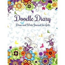 Shopwave Doodle Diary: Draw And Write Journal For Girls (Extra Large Girls Doodle Book-Lined Pages Combined